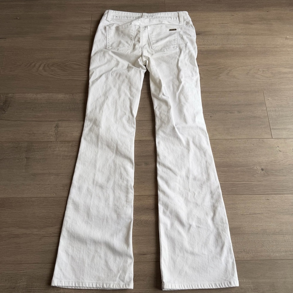 White House Black Market white Skinny Flare Jeans - size 0R - Picture 4 of 5